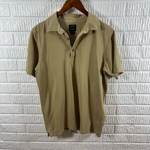 Filson Taupe Polo Shirt 100% Cotton Small